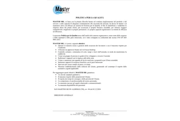 Politica della qualità